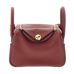 HERMES Lindy Mini 2 Rouge H shoulder bag
